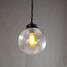 Contracted Household Corridor Droplight Chandelier Ball Glass - 1