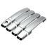 8Pcs Keys Chrome Door Handle Cover Trim Nissan Rogue Smart - 1