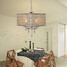 Chandelier Living Room Feature For Crystal Metal Drum Modern/contemporary Dining Room Painting Bedroom - 3
