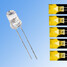 2 Pin LED 5mm 5 Colors Light Bulb Lamp Bright Ultra - 3
