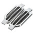 Intake Silver CAR Honeycomb Flow Grille Air Vent Duct Decoration 2Pcs ABS Sticker Side - 3