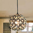 Pendant Light Feature For Crystal Dining Room Globe Electroplated Mini Style Metal Bedroom Modern/contemporary Max 40w - 2