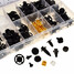 Push Fastener Plastic Car Repair Clip Rivets Screws Assortment Kit - 6