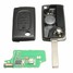 Battery 433MHZ Remote Key Peugeot 3 Button Transponder Chip ID46 - 1