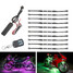 Remote Control 10x Color LED RGB Atmosphere Lamp Strips Motorcycle Light - 1