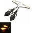 Indicators Lights 9 LED Amber Motorcycle Motor Bike Turn Signal - 1