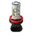 LED Car Fog Light Clear Lens 12V 6000K H11 Bulb White H8 - 6