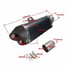 Carbon Double Exhaust Muffler Pipe Outlet 51mm Motorcycle Street Bike Stainless Steel - 2
