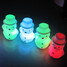 Colorful Led Nightlight Gift Christmas Snowman Creative Color-changing - 3