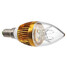 E14 Led 3w Ac 220-240 V Warm White Dimmable C35 Candle Light Decorative - 1