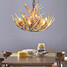 Industrial Chandelier Lighting Fit Living Room Antler Fixture Dining Room Country - 4