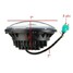 Red 7Inch 6000K LED Halo Wrangler Angle Eyes Beam Headlight Light For Jeep Turn White DRL - 3