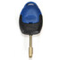 Uncut Blade 3 Button Remote Key Case with Blue Ford Transit Connect - 4