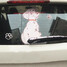 Moving Car Stickers Dog Cartoon Decals Tail Rear Window Wiper Reflective 3D - 1