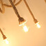 Chandelier Pendant Lights Fixture Living Room Hemp Industrial Rope - 4
