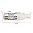 T15 White LED Backup Reverse Lights Bulbs 25W High Power - 3
