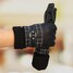 Motorcycle Driving Whole Palm Warm Touch Screen Gloves Black - 4