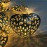 Battery Hollow Love Lamp Wrought Iron Box - 1