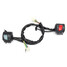 Handlebar 8inch Switch Horn Motorcycle Atv Turn Signal Headlight Electrical Start - 3