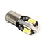 License 6000K LED Dashboard Wide T4W 6 SMD Light Car Lamp Motorcycle 2W White 2Pcs 12V BA9S - 10