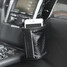 Carbon Key PU Car Seat Universal Phone Remax Beverage Storage Bag Charger Bottle - 2