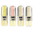 Clear T10 W5W 194 LED Car Wedge License Bulb Light Gel Side Canbus Soft 2W COB Interior - 3