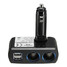 2 Way Car Socket Dual USB Port Power Charger Adapter Splitter - 4