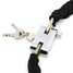 80cm PadLock Heavy Duty Chain Motorcycle Bike Bicycle Security Strong Lock - 4