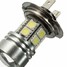 Pair 12V H7 Bulbs White SMD LED Fog Daytime Light 6000K Projector Headlight - 6