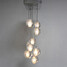 Metal Warm White Bulbs Included Globe Pendant Light Lights - 4