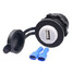 12V-24V Waterproof For Motorcycle LED Quick Charger 5V 2.1A USB Auto Car Socket - 2