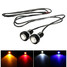 Car Motorcycle LED 18MM Eagle Eye Running DRL Tail Light Lamp 12V 3W Plate License - 1