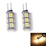 Led Bi-pin Light Warm White Smd 2w 100 G4 - 1