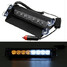 Burst Light Universal LED Yellow White Flashing Car Emergency Warning Strobe Light - 1