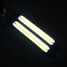 COB Car White Waterproof LED Turn Signal Light Amber 2Pcs Daytime Running - 3