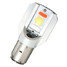 Hi Lo Lamp BA20D DC12-24V 3 Colors Headlight Bulb Motorcycle COB LED - 2