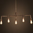 Water Personality Industrial Retro Chandelier Iron - 5