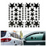 Vinyl STARS Window Glass Black Wall Bumper Bedroom Decal decorative sticker Car Laptop Pattern - 1