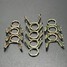 8mm Motorcycle ATV Scooter Fuel Line Hose Tubing Spring Clips Clamps 20pcs - 1