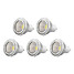 Lighting Ac 220-240 Ac 110-130 V Cob Spot Lights Cool White 5 Pcs Best Gu10 - 1