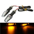 LED Turn Signal Indicator Running Light Lamp Universal Motorcycle Bike Pair - 1