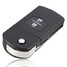 Shell Case Uncut Flip Blank 2 Buttons Remote Folding Key Mazda - 4