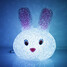 Crystal Rabbit Led Night Light Color Changing Usb Shaped - 6