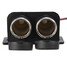 Dual Female Double Cigarette Lighter Car Motor Bike Socket Waterproof - 6