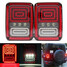 Model Assembly Pair Rear Version USA Brake Turn Signal Tail Light LED Jeep Wrangler - 1