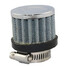25mm Caliber Style Mushroom Air Cleaner Filter Head Car Stainless Steel - 2