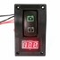 Marine Boat Voltage Voltmeter Battery Test Caravan Rocker Switch 12V LED Panel Car - 2