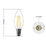 Cob 1 Pcs Led E14 Warm White Decorative - 2