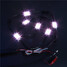 Auto RGB Floor 5050 6SMD ABS LED Car Decoration Lights Atmosphere Strip Light Remote Control - 5