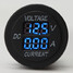 Voltage Meter 12V-24V Voltmeter Ammeter Motorcycle Auto Car LED digital - 7